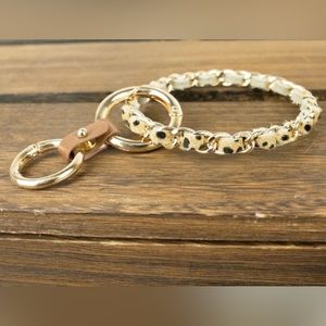 NWT Leopard Keychain Bracelet